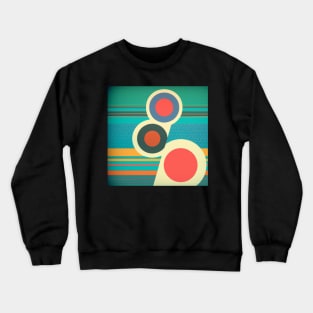 Abstract vintage illustration Crewneck Sweatshirt